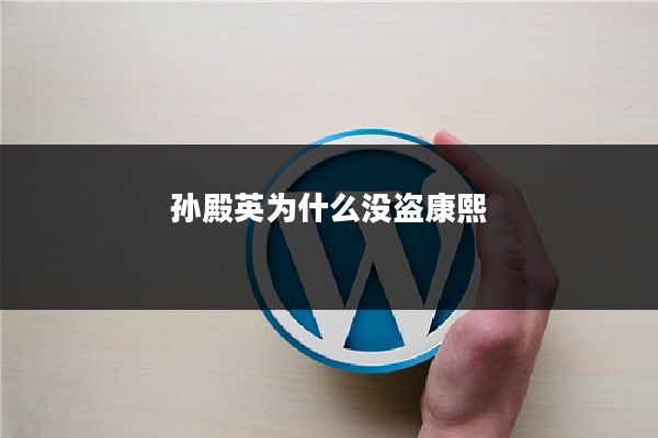 孙殿英为什么没盗康熙