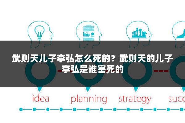武则天儿子李弘怎么死的?武则天的儿子李弘是谁害死的