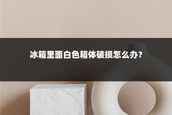 冰箱里面白色箱体破损怎么办?