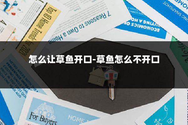 怎么让草鱼开口-草鱼怎么不开口