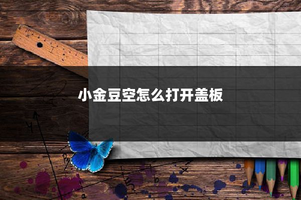 小金豆空怎么打开盖板