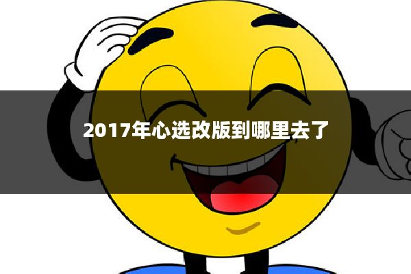 2017年心选改版到哪里去了