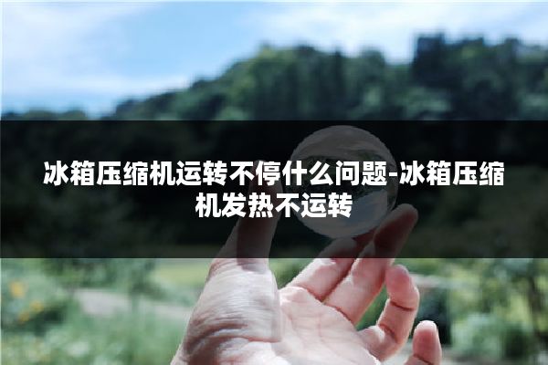 冰箱压缩机运转不停什么问题-冰箱压缩机发热不运转