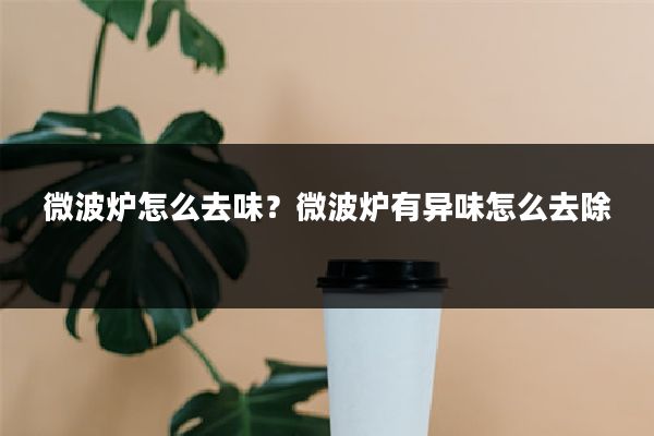 微波炉怎么去味？微波炉有异味怎么去除