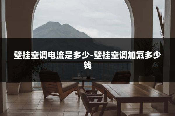 壁挂空调电流是多少-壁挂空调加氟多少钱