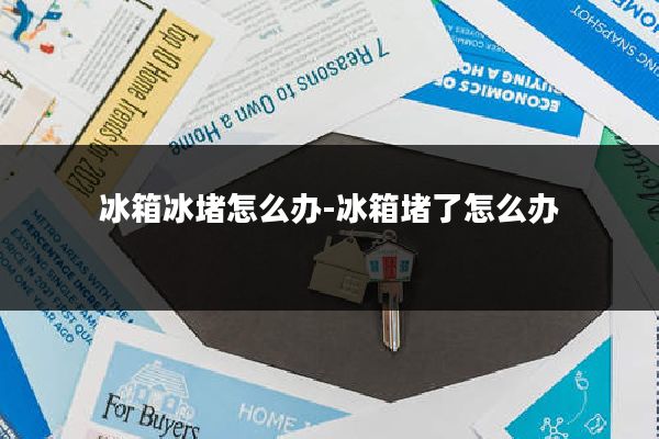 冰箱冰堵怎么办-冰箱堵了怎么办