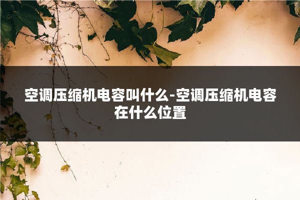 空调压缩机电容叫什么-空调压缩机电容在什么位置