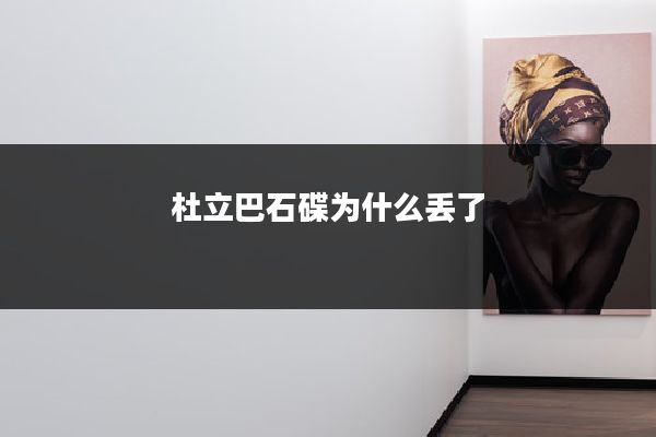 杜立巴石碟为什么丢了