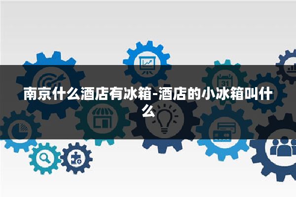 南京什么酒店有冰箱-酒店的小冰箱叫什么