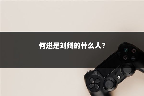 何进是刘辩的什么人？