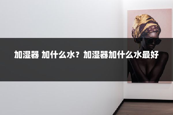 加湿器 加什么水？加湿器加什么水最好