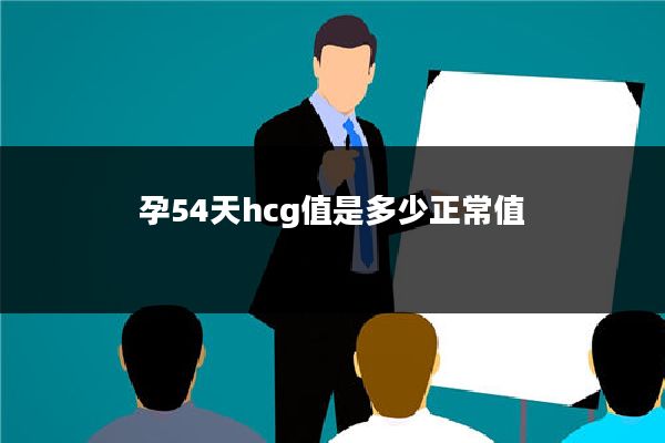 孕54天hcg值是多少正常值