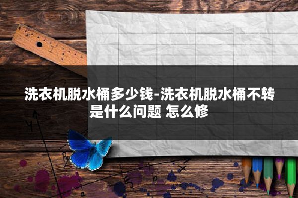 洗衣机脱水桶多少钱-洗衣机脱水桶不转是什么问题 怎么修