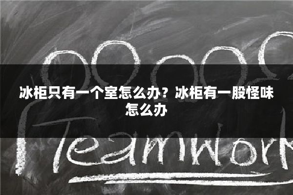 冰柜只有一个室怎么办？冰柜有一股怪味怎么办