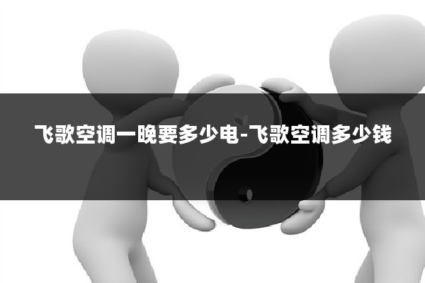 飞歌空调一晚要多少电-飞歌空调多少钱