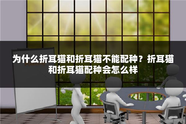 为什么折耳猫和折耳猫不能配种？折耳猫和折耳猫配种会怎么样