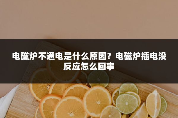 电磁炉不通电是什么原因?电磁炉插电没反应怎么回事