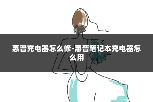 惠普充电器怎么修-惠普笔记本充电器怎么用