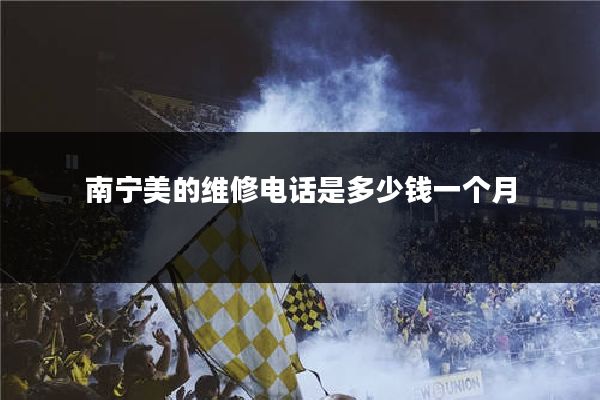 南宁美的维修电话是多少钱一个月