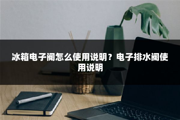 冰箱电子阀怎么使用说明?电子排水阀使用说明