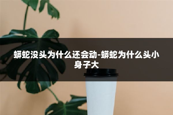 蟒蛇没头为什么还会动-蟒蛇为什么头小身子大
