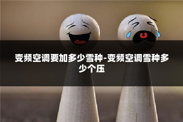 变频空调要加多少雪种-变频空调雪种多少个压