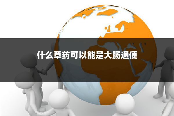 什么草药可以能是大肠通便