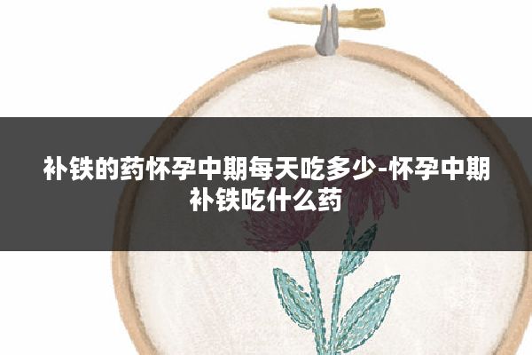 补铁的药怀孕中期每天吃多少-怀孕中期补铁吃什么药