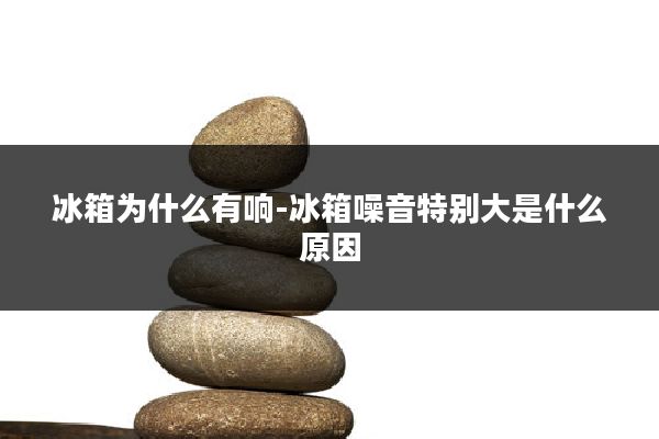 冰箱为什么有响-冰箱噪音特别大是什么原因
