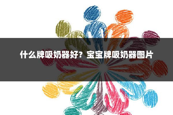什么牌吸奶器好？宝宝牌吸奶器图片