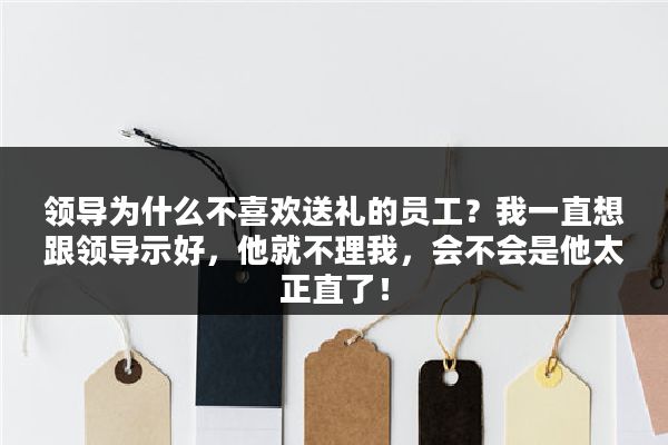 领导为什么不喜欢送礼的员工？我一直想跟领导示好，他就不理我，会不会是他太正直了！