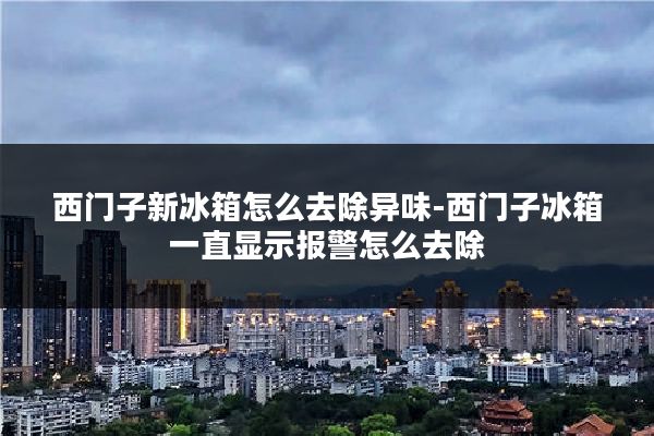 西门子新冰箱怎么去除异味-西门子冰箱一直显示报警怎么去除