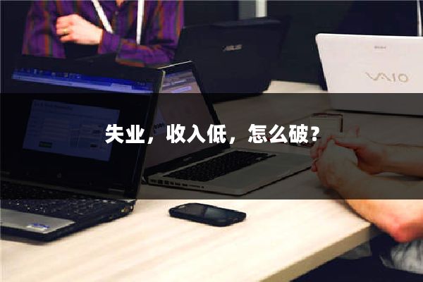 失业,收入低,怎么破?
