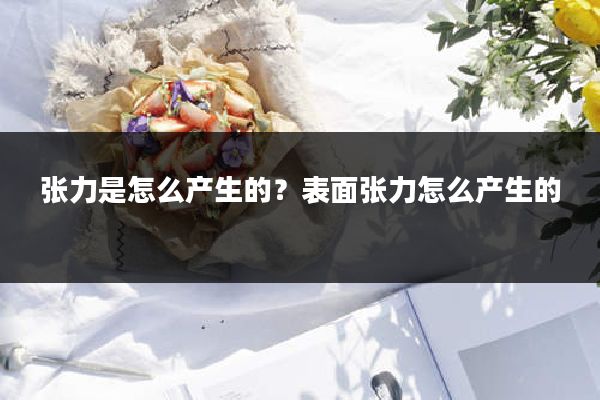 张力是怎么产生的？表面张力怎么产生的