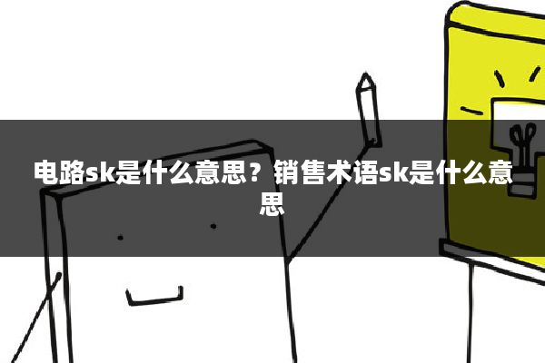 电路sk是什么意思？销售术语sk是什么意思