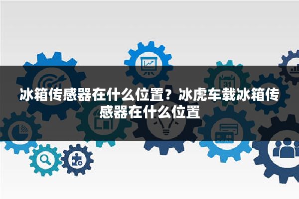 冰箱传感器在什么位置?冰虎车载冰箱传感器在什么位置