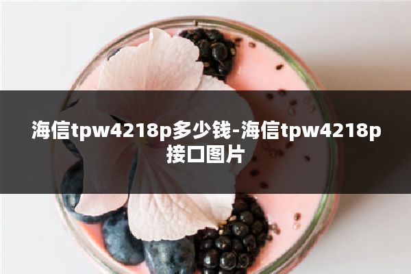 海信tpw4218p多少钱-海信tpw4218p接口图片