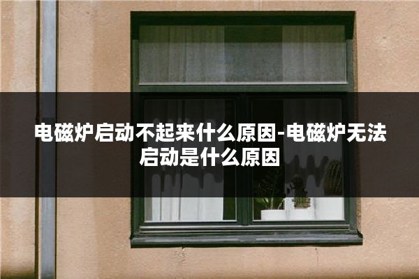 电磁炉启动不起来什么原因-电磁炉无法启动是什么原因