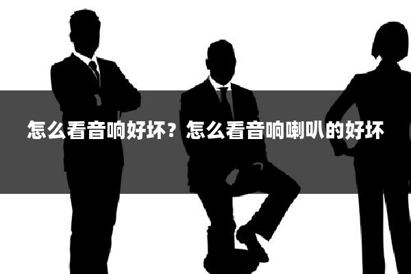 怎么看音响好坏?怎么看音响喇叭的好坏
