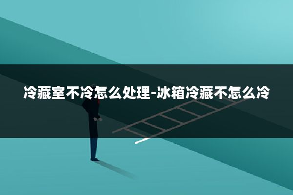 冷藏室不冷怎么处理-冰箱冷藏不怎么冷