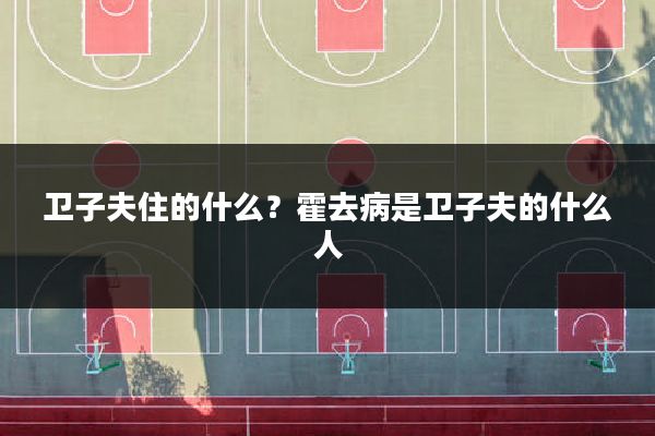 卫子夫住的什么?霍去病是卫子夫的什么人