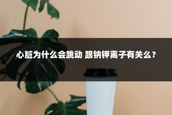 心脏为什么会跳动 跟钠钾离子有关么?