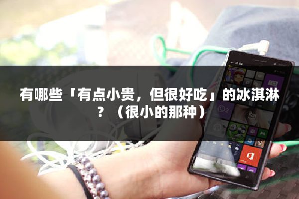有哪些「有点小贵，但很好吃」的冰淇淋？（很小的那种）