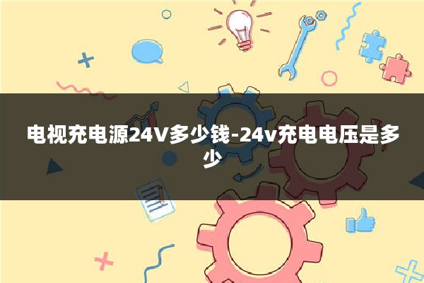 电视充电源24V多少钱-24v充电电压是多少
