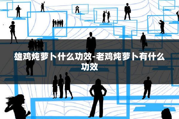 雄鸡炖萝卜什么功效-老鸡炖萝卜有什么功效