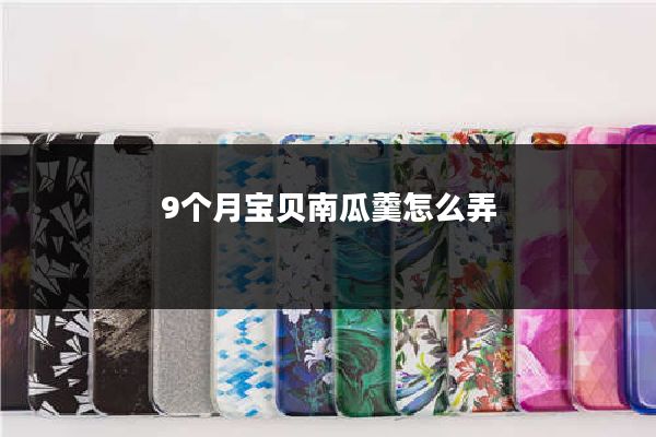 9个月宝贝南瓜羹怎么弄