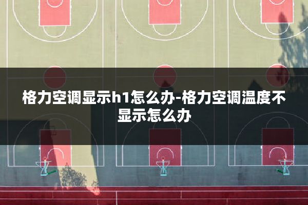 格力空调显示h1怎么办-格力空调温度不显示怎么办