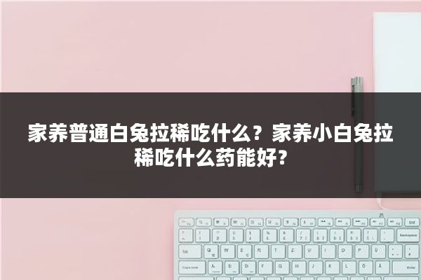 家养普通白兔拉稀吃什么？家养小白兔拉稀吃什么药能好？