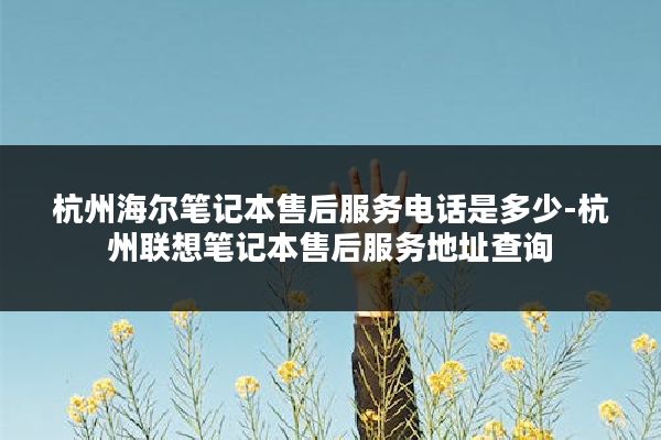 杭州海尔笔记本售后服务电话是多少-杭州联想笔记本售后服务地址查询