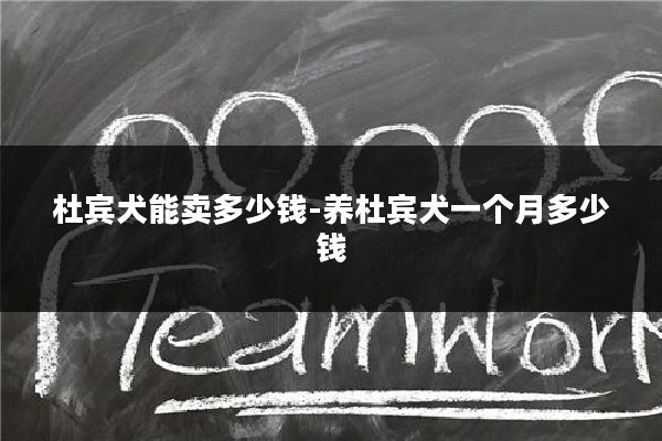 杜宾犬能卖多少钱-养杜宾犬一个月多少钱